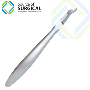 Cortauñas Profesional de Acero Inoxidable con Doble Resorte para el Cuidado de Cutículas y Uñas de los Dedos, Herramienta para Etiquetado Privado SOS-35801 - Product Image 4
