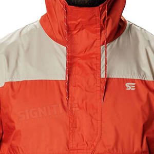 Chaqueta Cortavientos de Lona para Hombre, con Cierre, Logotipo Personalizado, Transpirable, con Capucha, Estilo Casual, Talla XL, para Primavera, Invierno y Verano - Product Image 4