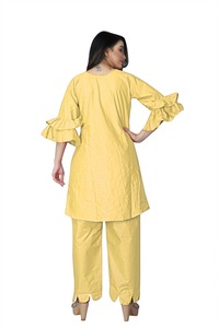 Kurtis mujeres algodón rayón viscosa Anarkali último diseño de moda listo para usar precio bajo Dupatta Jackate vestido indio al por mayor - Product Image 6