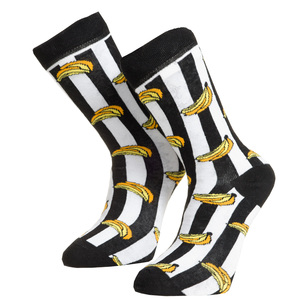 Banane noir Tricoté Unisexe Chaussettes - Product Image 1