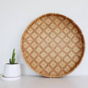 Decoración de Pared de Bambú Tejido, Arte de Pared de Bambú, Bandeja de Bambú, Venta al por Mayor, Hecho en Vietnam - Product Image 1