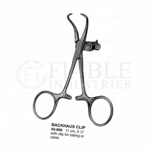 Backhaus Essential Instrument chirurgical pince en acier inoxydable pinces à serviettes pince pour équipement médical - Product Image 4