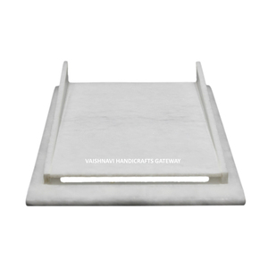 Marco de mármol semiprecioso de lujo con diseño de flores Trabajo pulido para la decoración del hogar - Product Image 3