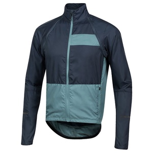 Men's Black <b>Stand</b> Collar Zipper Reversible Fleece <b>Cycling</b> Jacket Waterproof Windproof Breathable Quick Dry Anti-Bacterial - Product Image 1