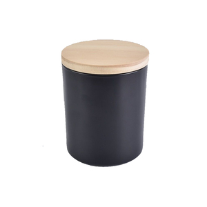 Verre à bougie de haute qualité à revêtement noir - Product Image 1