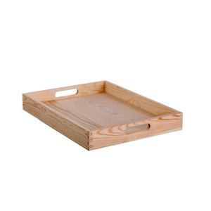Nouvel arrivage à la recherche d'un plat de service décoration de table de mariage traiteur plateau de service carré en bois de qualité durable - Product Image 1
