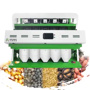 Ccd renk sıralayıcı sıralama makinesi Mini pirinç tahıl fasulye tohumları bakliyat küçük optik sıralama makinesi plastik kahve renk sıralayıcı
