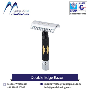 New Design Double <b>Edge</b> Safety Razor with Stainless Steel Blades and Metal Handle Adjustable for Men-High Quality Factory Price - Product Image 3
