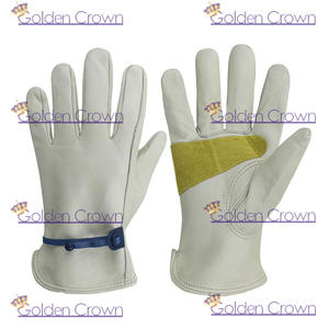 Heavy Duty Full Grain Premium Cow Leather Work Gloves - Product Image 4
