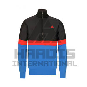 Chaquetas cortavientos con cremallera de nuevo diseño de alta calidad, chaqueta cortavientos reflectante personalizada para hombre, jersey para hombre, chaqueta con media cremallera - Product Image 2