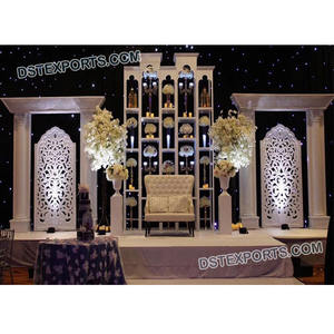 Decoración de Fondo para Bodas Asiáticas, Nuevo Diseño de Escenario para Bodas Asiáticas, Decoración de Fondo para Bodas Indias Eminent, Nueva York - Product Image 1