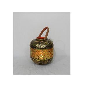 ภาชนะเทียนเปล่าขนาดใหญ่ลายนูนภาชนะใส่เทียนเคลือบเซรามิกขนาดใหญ่พิมพ์ลายของขวัญสีดำขนาดใหญ่แฟนซี - Product Image 2