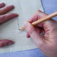Meilleure qualité moines tissu touffetage tissu poinçon aiguille cadre tissu panier tissage 100% coton tissu réutilisable durable confortable