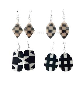 Pendientes de Plata con Incrustaciones de Resina Epoxi, Novedad, Joyería de Moda para Mujer, Regalo, Artesanía de Calidad - Product Image 4