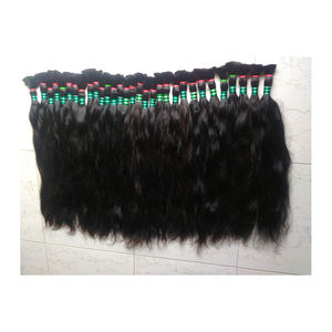 Cabello Remy de marca privada más vendido cabello indio crudo de alta calidad a precio mayorista - Product Image 1