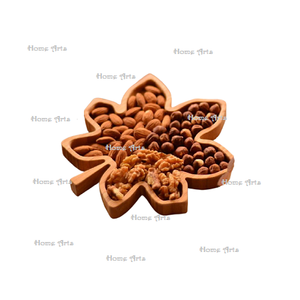 Assiette de service alimentaire en bois Tree Design Premium Quality Customized Size Sweets Dates Plate For Hotel And Restaurant Utilisation - Product Image 6