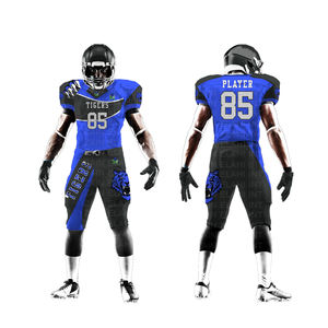 Camisetas de fútbol americano para adultos hechas a medida de alta calidad, pantalones de malla sublimada transpirable, logotipo personalizado, deporte antibacteriano - Product Image 6