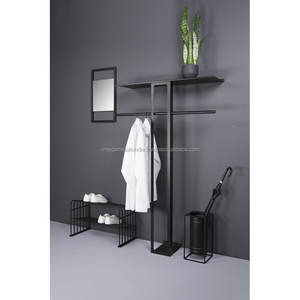 Support de parapluie en métal noir antique nouvelle technique d'artisanat en fer de conception pour le stockage de bureau et à domicile matériau en acier durable - Product Image 3