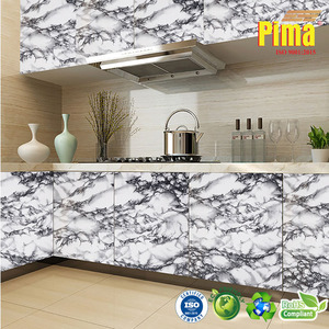 Lámina de PVC Moderna con Patrón de Mármol, Impermeable y Resistente al Fuego, para Baño y Decoración de Interiores (Uso Doméstico y Comercial) - Product Image 4