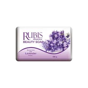 Rubis-6x100 gr 개별 종이 포장 비누 라벤더