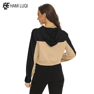 2025 femmes pull Streetwear à capuche imperméable Gym haut court sweats à capuche pull Offre Spéciale - Product Image 5