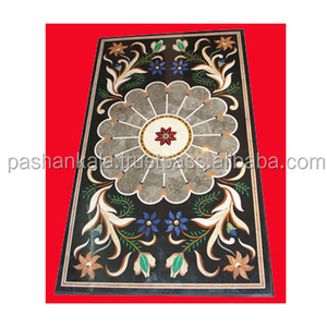 Tableros de Mesa Cuadrados con Incrustaciones de Mármol - Product Image 1