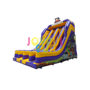 2021 Nhà Máy Hot Inflatable Đúp Tráng Men Nhôm Trượt Ngoài Trời Vẽ Inflatable Bouncer Slide - Product Image 3