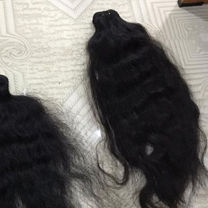 La trama doble del templo cabello virgen Natural cutículas alineadas con cabello sin derramamiento sin enredo pelo humano sin procesar 10A calidad - Product Image 1