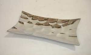 เซิร์ฟเวอร์จานกลมอลูมิเนียมเคลือบเงาวาวเคลือบเงาวาวหรูหราทันสมัยหรูหราแฟนซีสุดหรู - Product Image 5