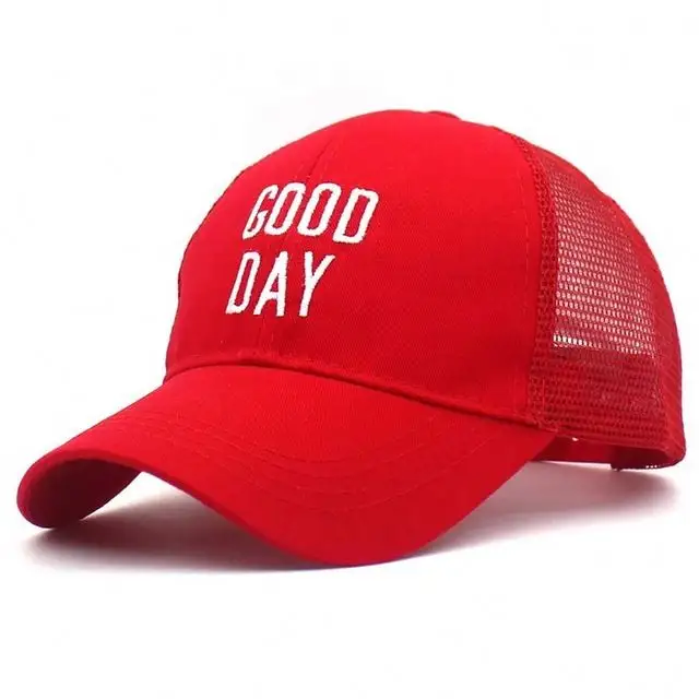 Wholesale Baseball Hats Fashion Snapback Dad Trucker Peaked Hat Custom Embroidery Logo Mesh Sports Baseball Hats For Men