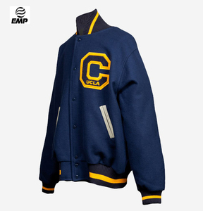 High Quality Designer Famous Brand <b>Long</b> Sleeve Winter Stand Collar Embroidery <b>Waterproof</b> Windproof Unisex Varsity <b>Jacket</b> Men - Product Image 5