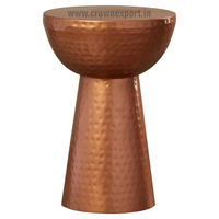 Tabouret en métal de style vintage pour le salon, meubles de jardin, tabouret de bar en laiton le plus vendu pour la décoration à bas prix