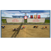 Courses de chiens et de chevaux pour magasin de jeux