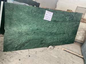 แผ่นหินอ่อนสีเขียวอินเดียแผ่นพื้นห้องครัวขัดผนังบันไดแผ่นใหญ่ทนทาน - Product Image 3