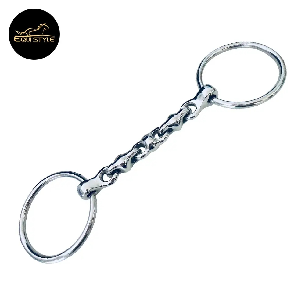 Waterford Bit For Horses Loose Ring Double Joint & 2 Extra Links Handy and Convenient Very Useful For Equestrian Training