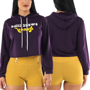 Sudadera con capucha para mujer, diseño OEM, última novedad, estilo americano, a la moda. - Product Image 3