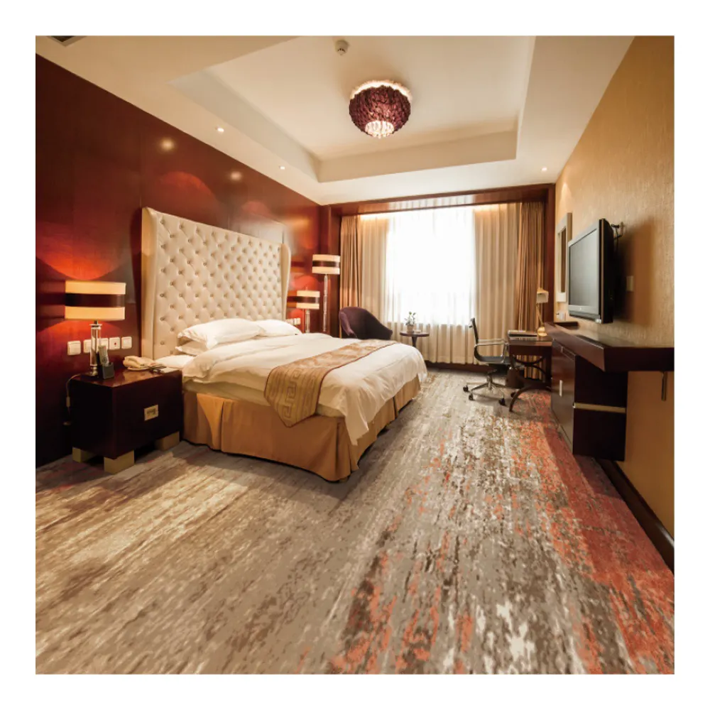 5 Star Hotel Wall to Wall Corridor Carpet High Quality Axminster Room Printed Carpet Luxury Hotel Lobby Carpet