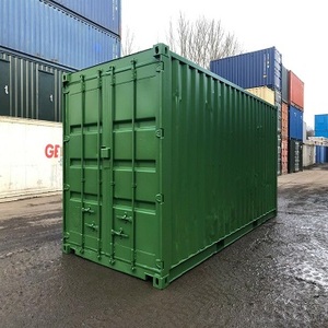Nouveau Stock 20ft Dry Cargo Shipping Container Top Accessoires OEM Logo en acier d'occasion Condition Prix de vente TIA Logo Peint en surface - Product Image 1