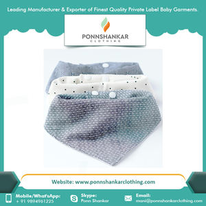 Baberos de algodón impermeables para bebé, nuevo diseño, venta al por mayor, suministro a granel - Product Image 4