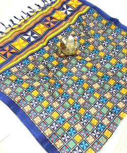 Nuevas mujeres indias usan Banarasi algodón seda Dupatta ropa para damas niñas Top bufandas elegante último diseño de moda nuevo aspecto Apparelgarment - Product Image 2