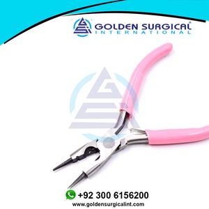 Mignon Rose Couleur Poignée Anti-dérapant Épissage et Fixation Bijoux Pinces Outils et Équipement Kit pour DIY Bijoutier Accessoire Conception PK - Product Image 2