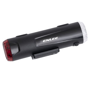 Nouveaux phares de vélo ENLEE rechargeables par USB, 5 modes, phares avant et arrière intégrés, lumières de casque de vélo - Product Image 4