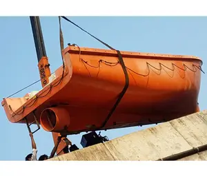 Lambung Kapal Penyelamat untuk Perahu Wisatawan, Perahu Pancing, Perahu Tender Belanda ERNST HATECKE P10 Buatan Jerman Lifeboat Tertutup Bangladesh