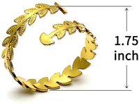 KSN — bagues rondes et brillantes de serviette en or, ensemble de 8 bagues artisanales décoratives, porte-serviette