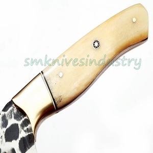 Custom Handmade CAMEL <b>Bone</b> <b>Handle</b> Chef Kitchen <b>Knife</b> (smk1651) High Carbon Steel DAMASCUS Steel Durable Kitchen Tools D2 Steel - Product Image 6