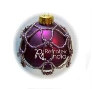 Hot <b>Sale</b> New Design <b>Christmas</b> Beaded Ball Cover for <b>Decorative</b> Looks Bulk Supplier and Manufacture by Refratex India Made in Ind - Product Image 1