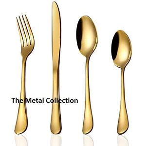 Ensemble de couverts modernes en métal pour la maison, l'hôtel, le restaurant, couleur personnalisée, design moderne, cuillère, fourchette, couteau, couverts de table - Product Image 5