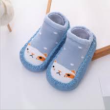 FBA Manufacturer Winter New Arrival High Quality Organic Cotton Unisex Newborn Grey Fleece White Baby Booties 12-18 Month - Product Image 2