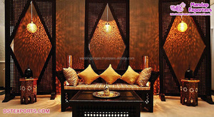 Cadres de décorations de scène pour réception de mariage, panneaux d'arrière-plan dorés, estival et tendance, panneaux de Style C pour événement de mariage, livraison gratuite - Product Image 5