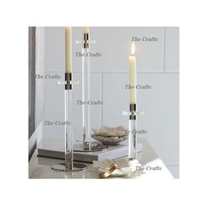 Living Room Decor Candle Holder in <b>Acrylic</b> Premium Quality Different Sizes <b>Acrylic</b> <b>Clear</b> Candle Holder - Product Image 4